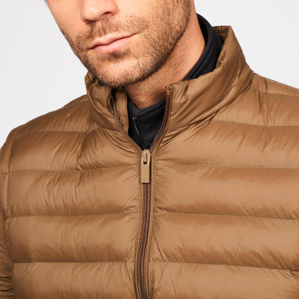 Men's golf long sleeved down jacket - CW900 Heatflex brown